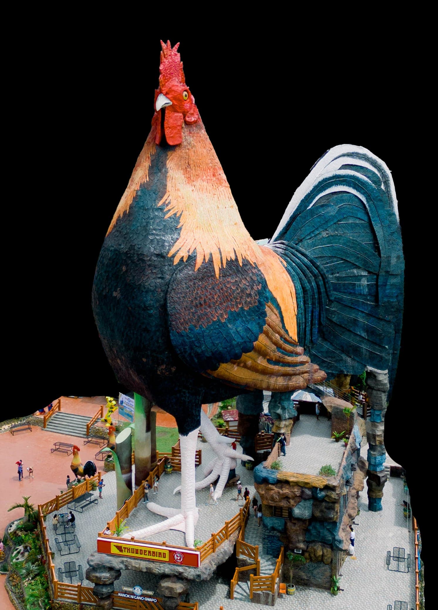 The Rooster building at Campuestohan Highland Resort, the largest chicken-shaped building in the world
